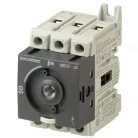 Interruptor de ruptura de carga Socomec universal Sirco M25, 25A 3p con mango giratorio azul