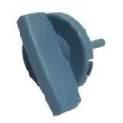 Interruptor de ruptura de carga Socomec universal Sirco M25, 25A 3p con mango giratorio azul