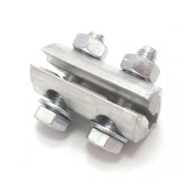 Alumax Earth Clamp 50mm with 2 bolts