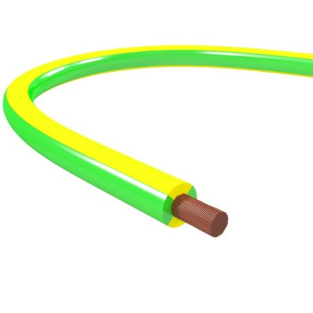 Cable H07V-K 1x6 mm²  Green & Yellow