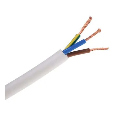 Flexible cable 1 Phase 3-Core 3x6mm²  White