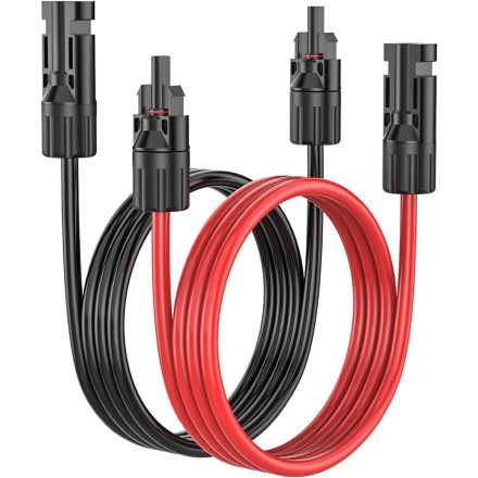 SUNTREE Solar PV Cable 4mm² con conector MC4 macho y hembra premontado, 2x20m (rojo y negro) 