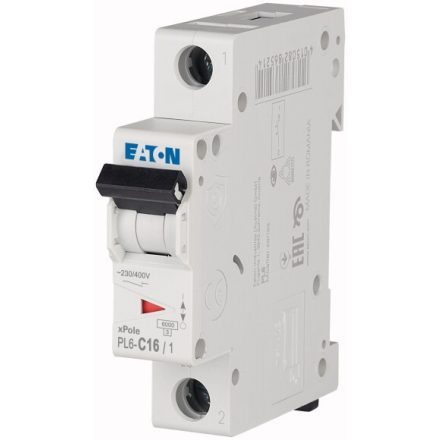 Miniature Circuit Breaker (MCB) 16A 1p 6kA C Eaton xPole