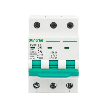 Miniature Circuit Breaker (MCB) 10A 3p 6kA C SUNTREE