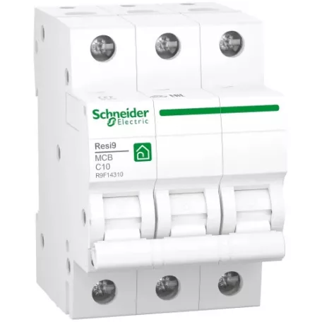 Miniature Circuit Breaker (MCB) 10A 3p 6kA C Schneider