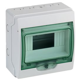   Surface mounted weatherproof modular enclosure IP65 8-module Schneider Kaedra 13443