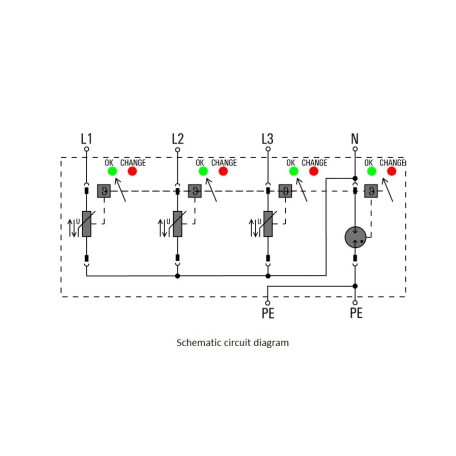 Überspannungsschutz VPU I 3+1 280V/12.5kA AC Weidmüller 