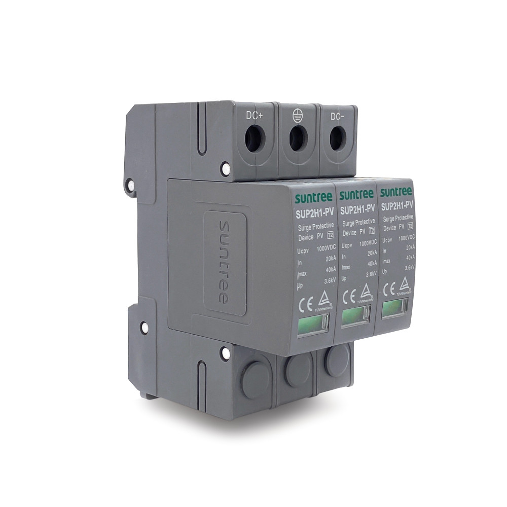 DC Surge Protector SUNTREE 3P SUP2H-PV T2 1000V DC 20-40KA
