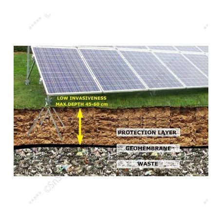 TreeSystem for Ground Mounted Systems for 540-580 Wp modules
