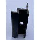 Clemă finală cu linie de împământare 30 mm, Negru