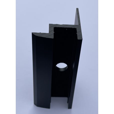 Clemă finală cu linie de împământare 30 mm, Negru