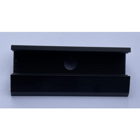 Clemă finală cu linie de împământare 30 mm, Negru