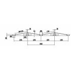 HD Solar Flat Roof Mounting Structure, East-West 