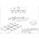 HD Solar Flat Roof Mounting Structure, East-West 