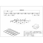HD Solar Flat Roof Mounting Structure, East-West 