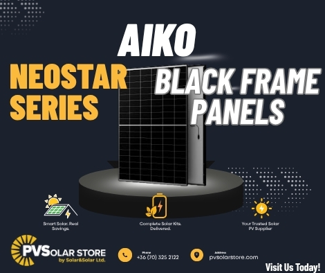 AIKO Neostar Solar Panels – High-Efficiency N-Type Modules for Premium Solar PV Systems