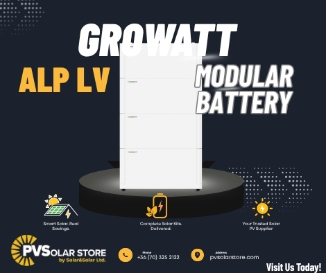 Growatt ALP LV-US Modular Battery – 5 kWh to 320 kWh LiFePO4 Energy Storage
