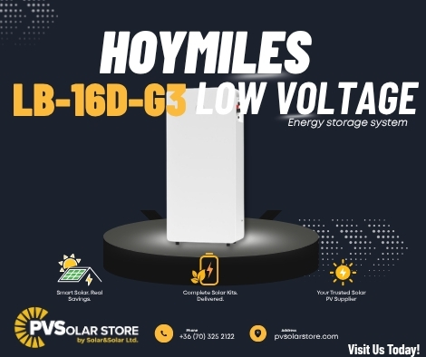 Hoymiles LB-16D-G3 Low Voltage Battery – High-Capacity Solar Energy Storage for Residential and Comm