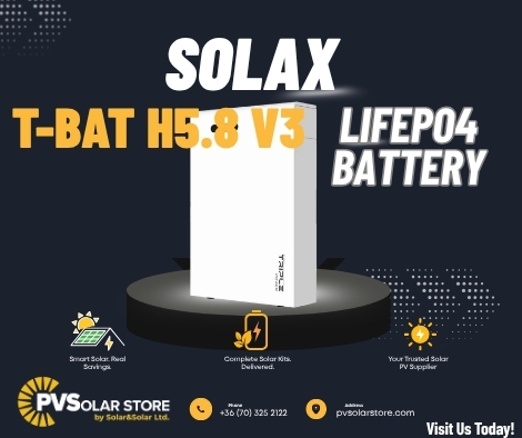 SolaX T-BAT H 5.8(H) V3 – Next-Generation High-Voltage Solar Battery with 95% DoD