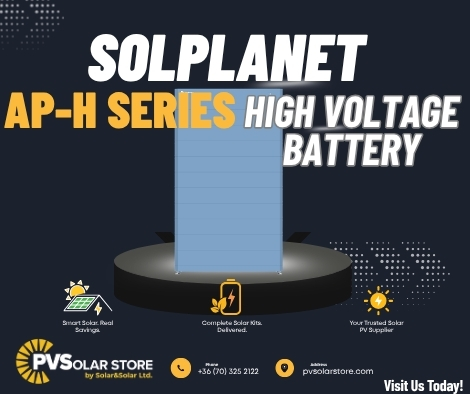 Solplanet AP-H Series: Scalable High-Voltage Battery Storage from 10.24 kWh to 204.8 kWh