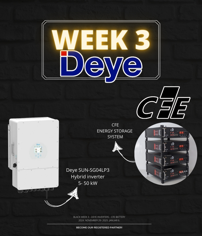 Black Week Deals: Deye Inverters, CFE Energy Storage, and SolarEdge Solutions