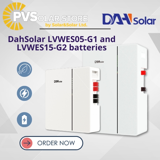 Introducing DahSolar LVWES05‑G1 and LVWES15‑G2 batteries – premium energy storage now at PV Solar St