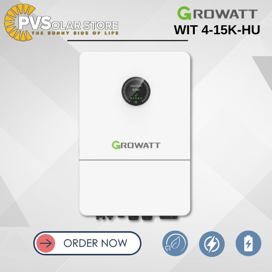 Growatt WIT 4–15K-HU Series: High-Powered Three-Phase Hybrid Inverters for Scalable Energy Storage