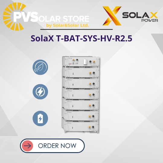 Introducing the SolaX T-BAT-SYS-HV-R2.5: A Flexible, High-Voltage Battery System for Modern Solar St