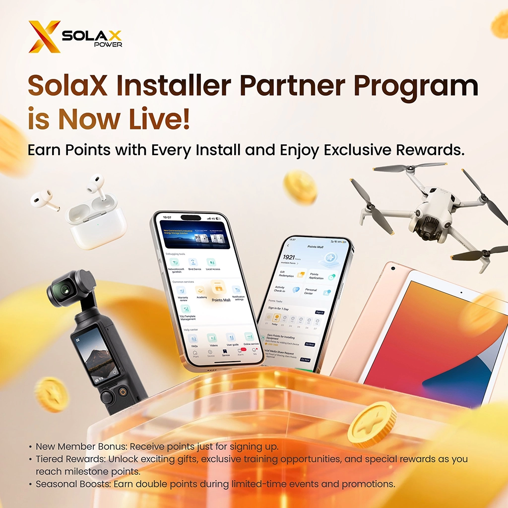 SolaX Installer Partner Program Now Live – Join Through Solar&Solar Wholesale via PVSolar Store